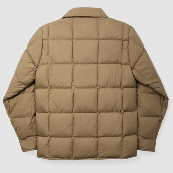 Filson Lightweight Down Jac-Shirt Dark Tan Medium BNWT - Picture 2 of 6